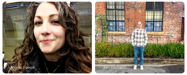 Picture of Angela (left) Ben (right)