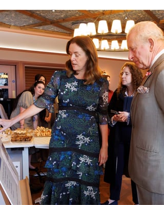 The King visits Grimsby, CARE